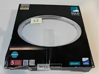 1 x plafondlamp eglo 11w led warm wit rond ø 29 - afbeelding 1 van  4