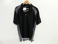 1 x polo zwart/grijs blaklader xl - afbeelding 2 van  3