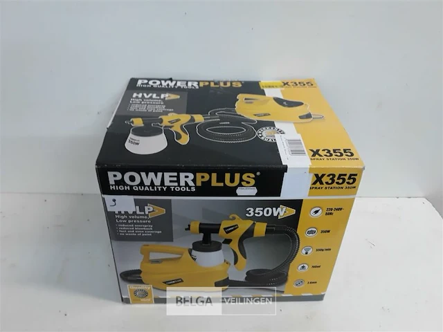 1 x power plus elektrische verfspuit x355 - afbeelding 1 van  4