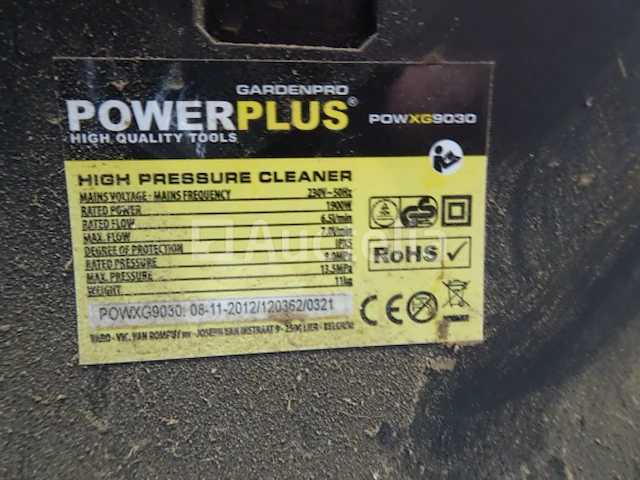 1 x powerplus hogedrukreiniger - afbeelding 4 van  4