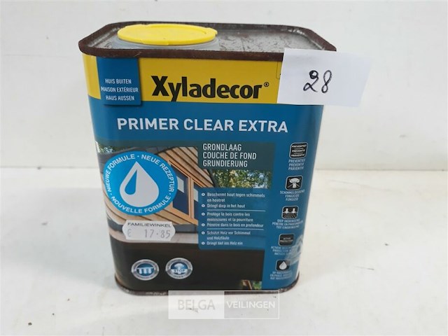 1 x primer clear extra 0,75 l - afbeelding 1 van  3