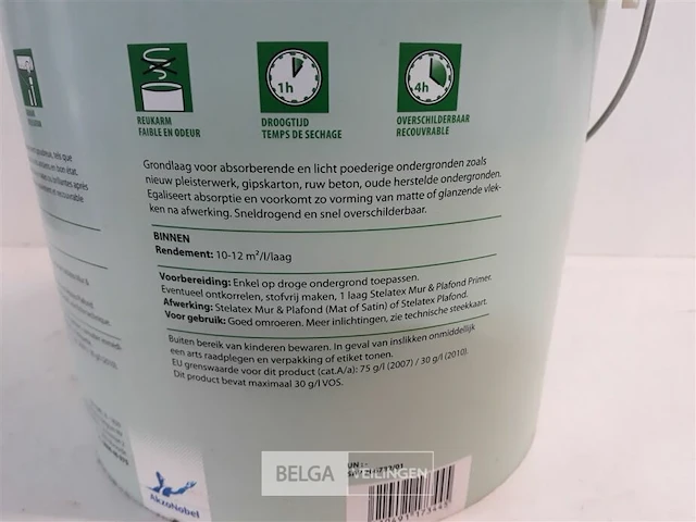 1 x primer muur&plafond 6 l wit - afbeelding 3 van  3