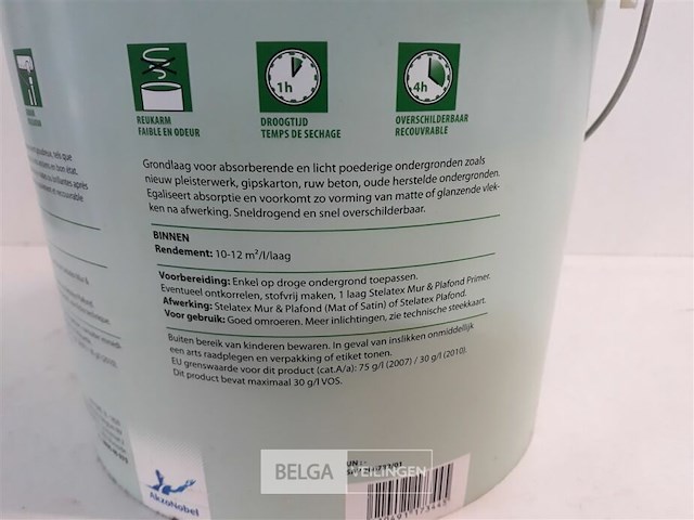 1 x primer muur&plafond 6 l wit - afbeelding 3 van  3