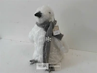 1 x puinguin soft hair 38 cm - afbeelding 1 van  3