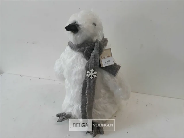 1 x puinguin soft hair 38 cm - afbeelding 2 van  3