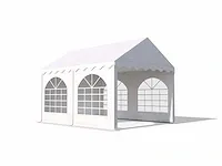 1 x pvc partytent 3 x 4 m - wit