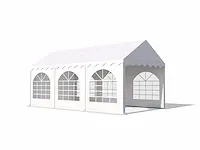 1 x pvc partytent 3 x 6 m - wit - afbeelding 1 van  13