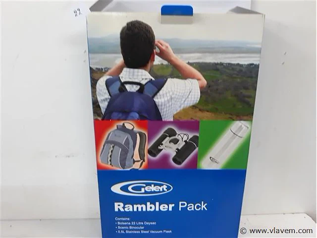 1 x rambler pack rugzak, thermos, verrekijker - afbeelding 1 van  2