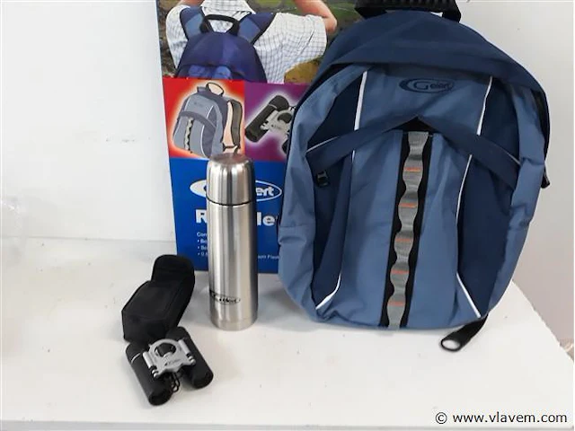 1 x rambler pack rugzak, thermos, verrekijker - afbeelding 2 van  2