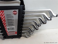 1 x ringsleutelset 8 delig - afbeelding 2 van  2