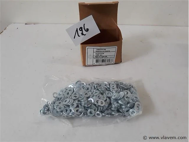 1 x rondellen verzinkt m 3 1000 stuks - afbeelding 1 van  2