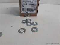 1 x rondellen verzinkt m 4 1000 stuks - afbeelding 2 van  2