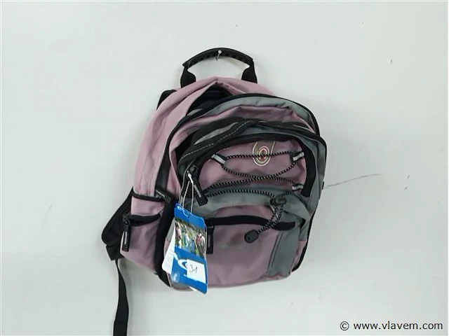 1 x rugzak 10 l roze gelert - afbeelding 1 van  2