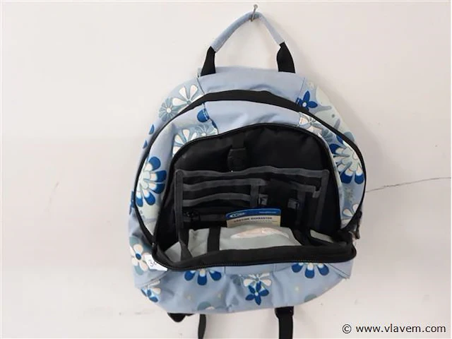 1 x rugzak 11 l flowers licht blauw gelert - afbeelding 2 van  2