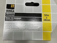 1 x schilderstape 38mmx50m 24 rollen - afbeelding 3 van  3