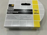 1 x schilderstape 38mmx50m 24 rollen - afbeelding 1 van  3
