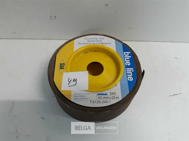 1 x schuurpapier op rol 50mmx25 m k240 - afbeelding 1 van  3