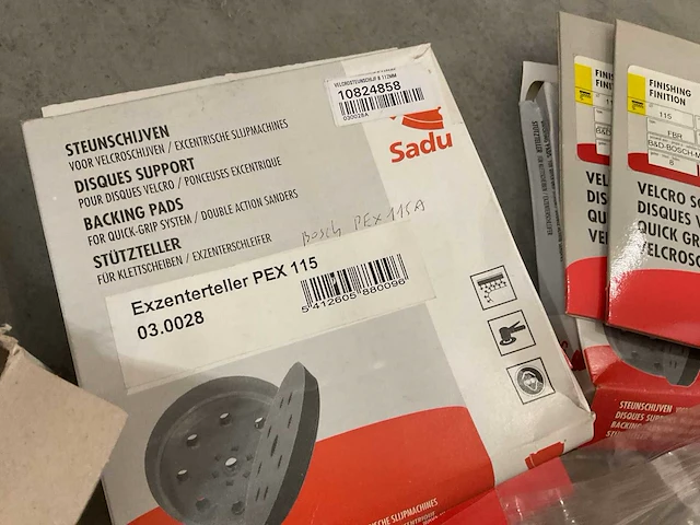 1 x schuurpapier; steunschijven; lamsvel; velcro schuurschijven - afbeelding 2 van  11