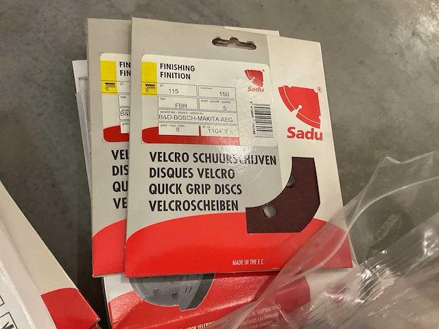 1 x schuurpapier; steunschijven; lamsvel; velcro schuurschijven - afbeelding 3 van  11