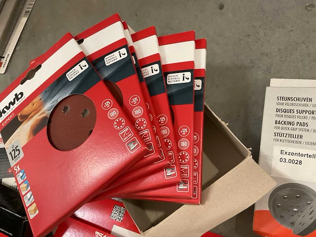 1 x schuurpapier; steunschijven; lamsvel; velcro schuurschijven - afbeelding 5 van  11