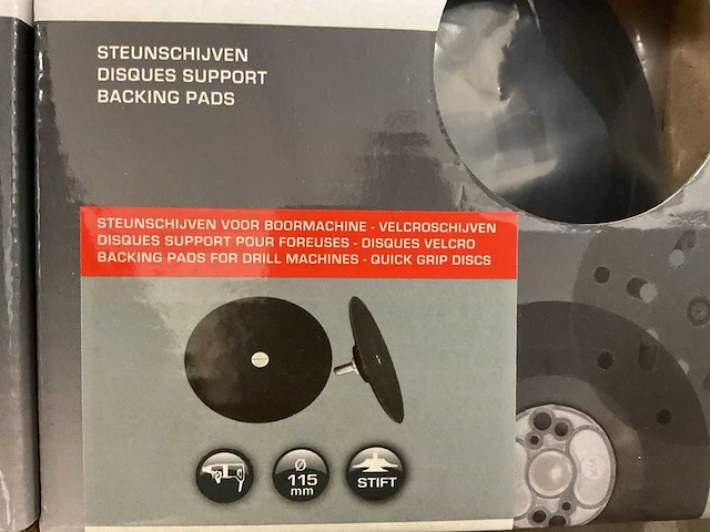 1 x schuurpapier; steunschijven; lamsvel; velcro schuurschijven - afbeelding 7 van  11