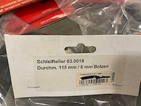 1 x schuurpapier; steunschijven; lamsvel; velcro schuurschijven - afbeelding 11 van  11