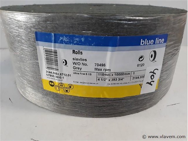 1 x schuurvlies rol 115mm x 10 m - afbeelding 1 van  2
