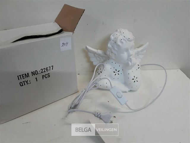 1 x sfeerlamp als engel met schakelaar - afbeelding 2 van  3