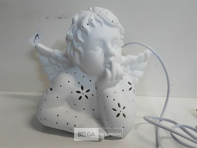 1 x sfeerlamp als engel met schakelaar - afbeelding 3 van  3