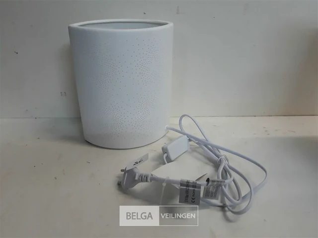 1 x sfeerlamp ovaal met sterren met schakelaar - afbeelding 1 van  3