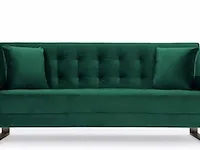 1 x slaapbank fluweel groen