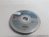 1 x snijschijven 10 stuks 125mm metaal + inox - afbeelding 1 van  2