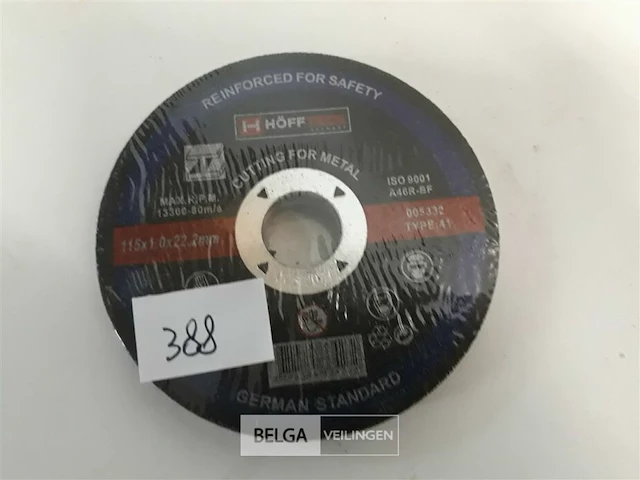 1 x snijschijven 10 stuks 125mm metaal - afbeelding 1 van  3