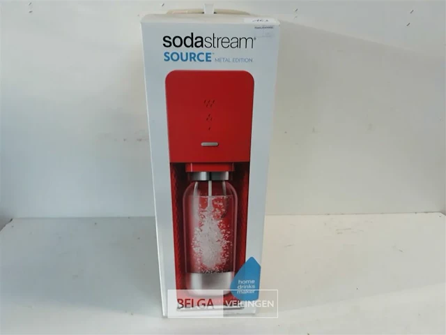 1 x soda stream rood metal edition - afbeelding 1 van  3