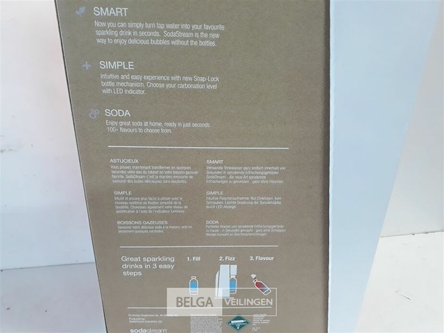 1 x soda stream rood metal edition - afbeelding 3 van  3