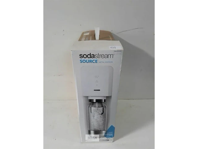 1 x soda stream wit metaal edition - afbeelding 2 van  3
