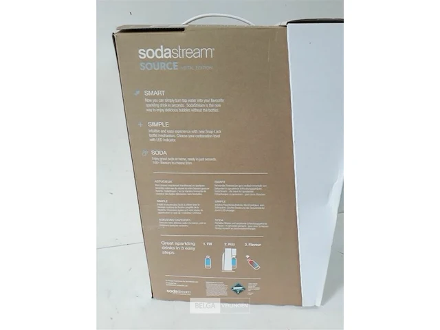 1 x soda stream wit metaal edition - afbeelding 3 van  3