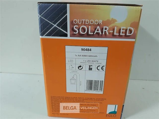 1 x solar hang tuinlamp - afbeelding 3 van  3