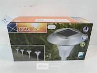 1 x solar tuinlamp set 4 stuks - afbeelding 1 van  3