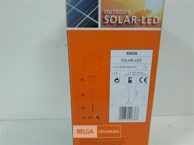 1 x solar tuinlamp set 4 stuks - afbeelding 3 van  3