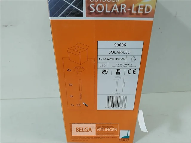 1 x solar tuinlamp set 4 stuks - afbeelding 3 van  3