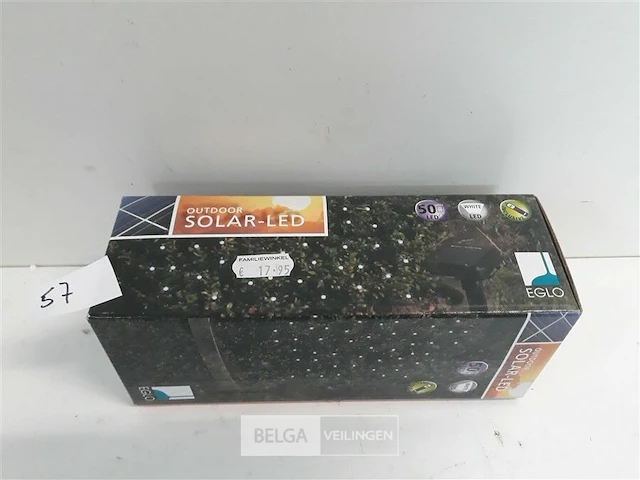 1 x solar verlichting snoer 50 leds - afbeelding 1 van  3