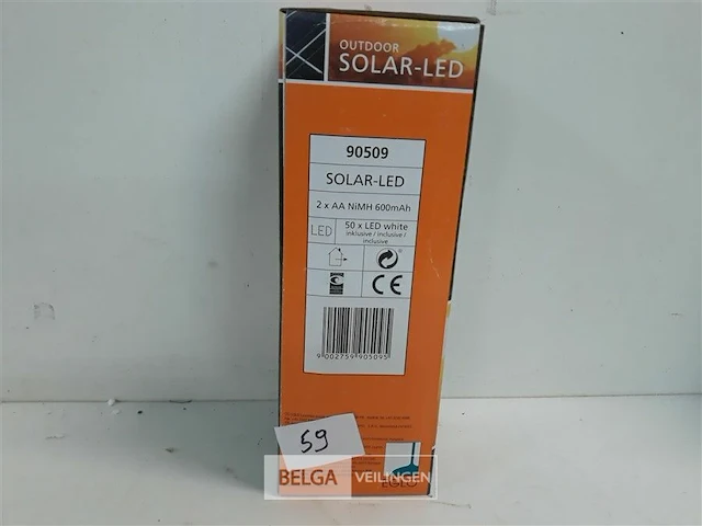 1 x solar verlichting snoer 50 leds - afbeelding 3 van  3