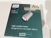 1 x spot philips aluminium exclusief lamp - afbeelding 2 van  3