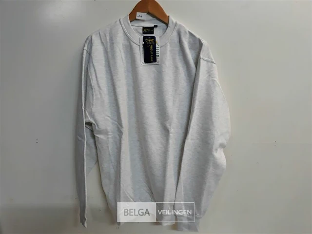 1 x sweater as grijs wolf line l - afbeelding 2 van  3