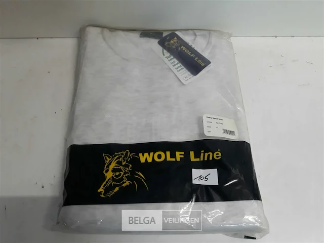1 x sweater as grijs wolf line xl - afbeelding 3 van  3