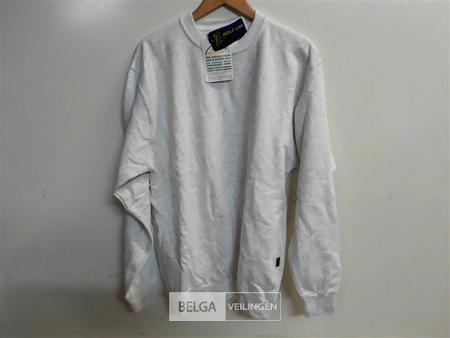 1 x sweater as grijs wolf line xl - afbeelding 1 van  3