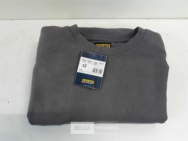 1 x sweater grijs blaklader l - afbeelding 3 van  3
