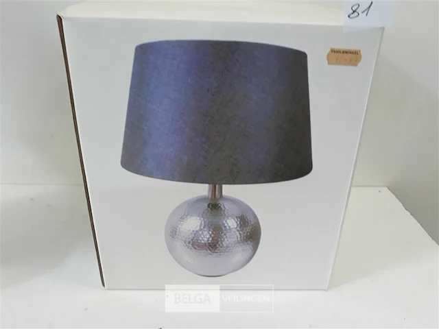 1 x tafel lamp antraciet kap - afbeelding 1 van  3