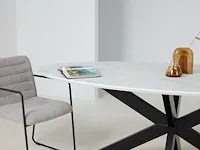 1 x tafel massief wit marmer - afbeelding 1 van  2